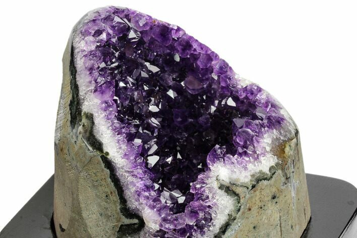 Tall, Dark Purple Amethyst Cluster With Base - Uruguay #121436